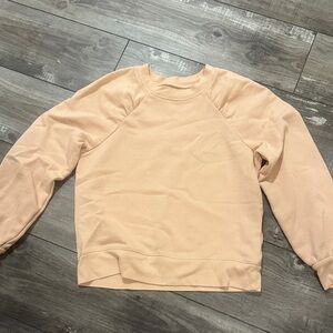 Madewell Apricot Long Sleeve Top